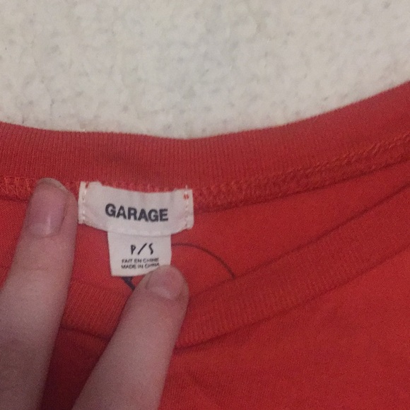 Orange garage t shirt - Picture 2 of 2